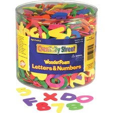 Creativity Street Wonderfoam Tub of Letters/Numbers - Assorted - 1 / Set Creativity Street Wonderfoam Tub of Letters/Numbers - Assorted - 1 / Set