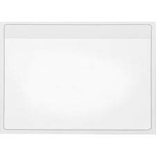 Cardinal Self-Adhesive Polypropylene Pockets - 4.5" Height x 6.3" Width - 100 mil Thickness - 1 x Card Capacity - 6" x 4" Sheet - Ring Binder - Rectangular - Clear - Polypropylene - 100 / Box