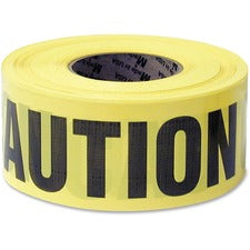 Caution Safety Tape, Non-adhesive, 3" X 1,000 Ft, Yellow