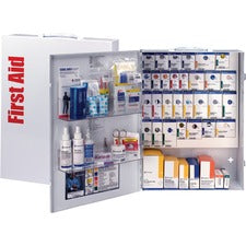 First Aid Only XL SC Business First Aid Cabinet - 666 x Piece(s) For 150 x Individual(s) - 5" Height x 16" Width x 21" Depth Length - Steel Case - 1 Each - White