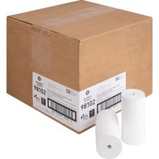 Business Source Portable Printer Receipt Thermal Rolls - 4 19/64" x 127 ft - 50 / Carton