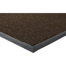 Genuine Joe Ultraguard Indoor Wiper Mats - Hard Floor, Indoor, Outdoor - 72" Length x 48" Width - Rubber - Chocolate