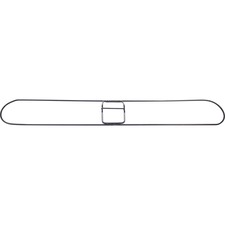 Genuine Joe GJO02309, 36" Dustmop Frame, 1 Each, Chrome - 360° Swivel, Rust Resistant, Chrome Plated - Chrome - 1 Each