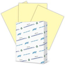 Hammermill Colors Recycled Copy Paper - 96 Brightness - Letter - 8 1/2" x 11" - 24 lb Basis Weight - Smooth - 500 / Ream - SFI - Jam-free, Acid-free
