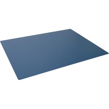 DURABLE Contoured Edge Desk Mat - Office - 19.69" Length x 25.59" Width - Rectangle - Polypropylene, Plastic - Dark Blue