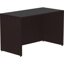 Lorell Espresso Laminate Desk - 48" x 24"29.5" Desk Shell, 1" - Finish: Espresso