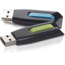 32GB Store 'n' Go® V3 USB 3.2 Gen 1 Flash Drive - 2pk - Blue, Green - 32GB - 2 Pk - Blue, Green