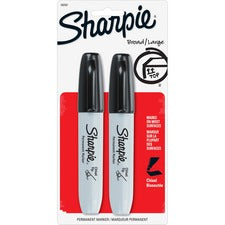Sharpie Chisel Tip Permanent Marker - Chisel Marker Point Style - Black Alcohol Based Ink - 2 / Pack Sharpie Chisel Tip Permanent Marker - Chisel Marker Point Style - Black Alcohol Based Ink - 2 / Pack
