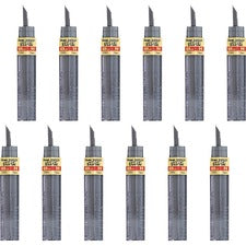Pentel Super Hi-Polymer Leads - 0.5 mmFine Point - H - Black - 144 / Box