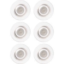 Quartet, 85391, Glass Magnets, Large, 0.45 dia, Clear, Pack of 18 Magnets