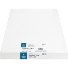 Business Source Clip Holder Style Badge Kit - 3" x 4" x - 50 / Box - Clear