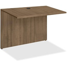 Lorell Essentials Series Walnut Bridge - 41.4" x 23.6"29.5" Bridge, 1" Top - Finish: Walnut