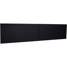 Lorell Door Kit - 72" Width - Steel - Black