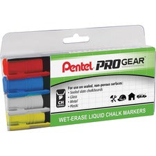 Pentel, Pennxs15pgbp4m, PROGEAR 3.0mm Ultra Slim Hand-lines Marker, 4 / Pack