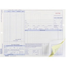 Rediform 3-part Auto Repair Order Forms - 3 PartCarbonless Copy - 11 Rediform 3-part Auto Repair Order Forms - 3 PartCarbonless Copy - 11
