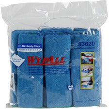 Microfiber Cloths, Reusable, 15.75 X 15.75, Blue, 6/pack