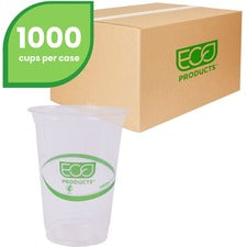 Eco-Products 16 oz GreenStripe Cold Cups - 50 / Pack - Clear