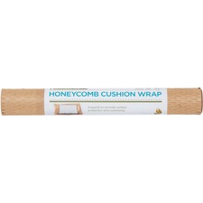 Duck Brand Flourish Honeycomb Cushion Wrap - 13" Width x 18.50" Length - Interfolded, Easy Tear, Interlocking - Brown