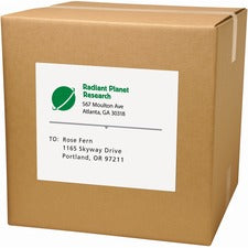 Avery® Full-Sheet Matte White Labels Bulk Pack - 8 1/2" Width x 11" Length - Permanent Adhesive - Laser - White - Paper - 1 / Sheet - 500 Total Sheets - 500 Total Label(s) - 1