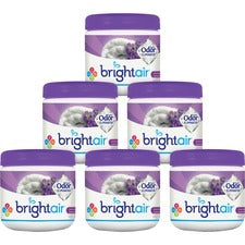 Super Odor Eliminator, Lavender And Fresh Linen, Purple, 14 Oz Jar, 6/carton