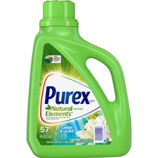 Purex Natural Elements Liquid Detergent - Liquid - 75 fl oz (2.3 quart) - Linen, Lilies Scent - 1 Each - Blue