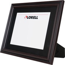 Lorell Two-toned Certificate Frame - 13" x 10.50" Frame Size - Rectangle - Desktop - Horizontal, Vertical - 1 Each - Rosewood