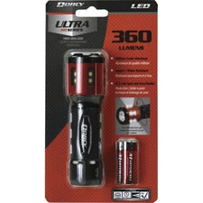 Dorcy Ultra HD Series Twist Flashlight - AAA - Black, Red