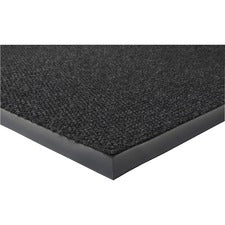 Genuine Joe Ultraguard Berber Heavy Traffic Mat - Hard Floor, Indoor, Outdoor - 60" Length x 36" Width - Rubber - Charcoal Black