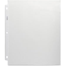 Business Source Nonglare Top-loading Sheet Protectors - 11" Height x 9" Width - 3.3 mil Thickness - For Letter 8 1/2" x 11" Sheet - Rectangular - Non-glare - Polypropylene - 50 / Box