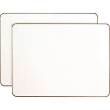 Pacon Magnetic Whiteboard - 12" (1 ft) Width x 9" (0.8 ft) Height - White Melamine Surface - 2 Each