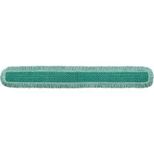 Rubbermaid FGQ46000GR00 HYGEN 60 Green Microfiber Fringed Dust Mop Pad