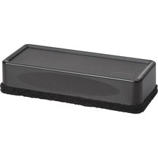 Lorell Cloth Dry-erase Board Eraser - 2.19" Width x 5.19" Length - Black - Nonwoven, Plastic - 1Each