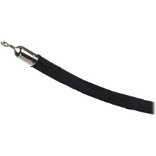 Crowd Control Rope, Velour, 6 Ft, Black