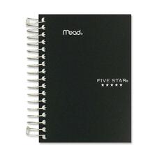 Mead Five Star Fat Lil' Wirebound Notebook - 200 Pages - Plain - Coilock - 4" x 5 1/2" - AssortedPoly Cover - Perforated, Durable Cover, Easy Tear - 1 Each