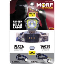 Police Security Removable Light Headlamp - AAA - Black, Blue