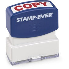 Trodat COPY 1-color Message Stamp - Message Stamp - "COPY" - 0.56" Impression Width x 1.69" Impression Length - Red - 1 Each