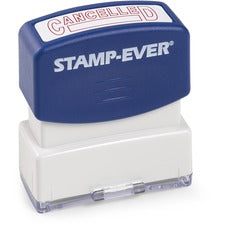 Trodat Pre-inked CANCELED Message Stamp - Message Stamp - "CANCELLED" - 0.56" Impression Width x 1.69" Impression Length - 50000 Impression(s) - Red - 1 Each - TAA Compliant