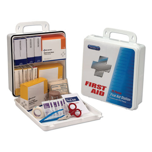 Office First Aid Kit, For Up To 75 People, 312 Pieces, Plastic Case