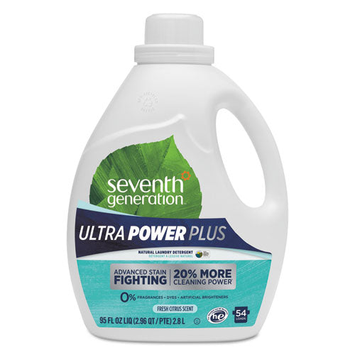 Natural Liquid Laundry Detergent, Fragrance Free, 45 Oz Bottle, 6/carton