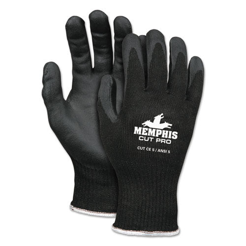 Cut Pro 92720nf Gloves, Large, Black, Hppe/nitrile Foam