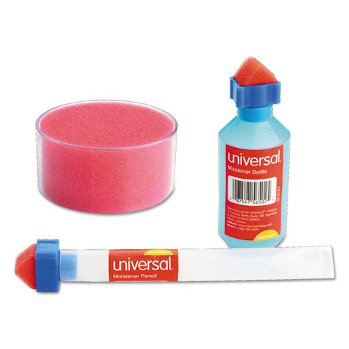 Sponge Cup Moistener, 3" Diameter, Clear