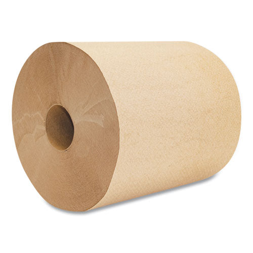 Morsoft Universal Roll Towels, 8" X 800 Ft, Brown, 6 Rolls/carton
