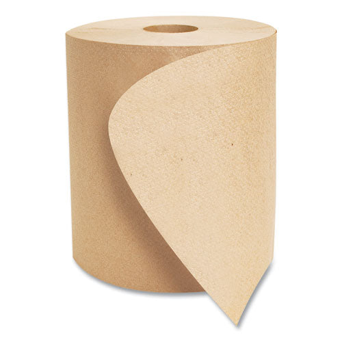 Morsoft Universal Roll Towels, 8" X 800 Ft, Brown, 6 Rolls/carton