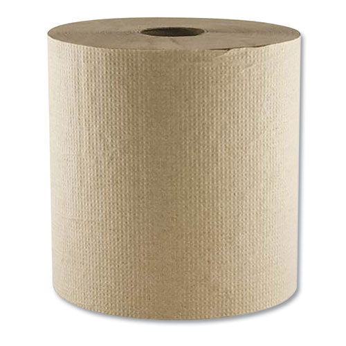 Morsoft Universal Roll Towels, 8" X 800 Ft, Brown, 6 Rolls/carton