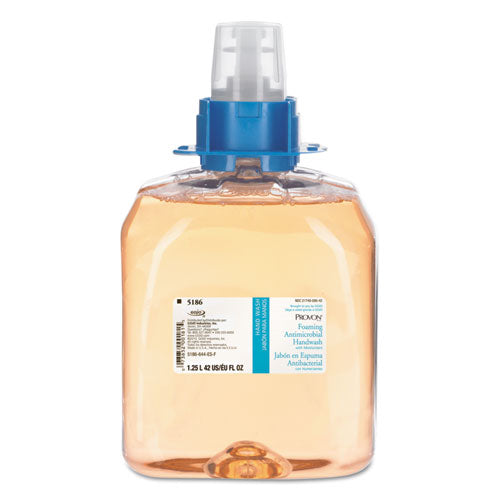 Foam Antimicrobial Handwash, Moisturizer, Fmx-12 Dispenser, Light Fruity, 1,250 Ml Refill, 4/carton
