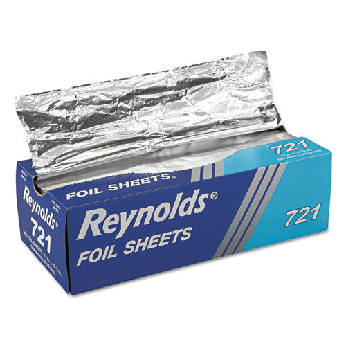 Interfolded Aluminum Foil Sheets, 12 X 10.75, Silver, 500/box, 6 Boxes/carton