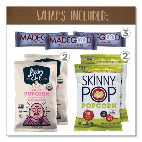 Low Calories Snack Box, 28 Assorted Snacks, Ships In 1-3 Business Days