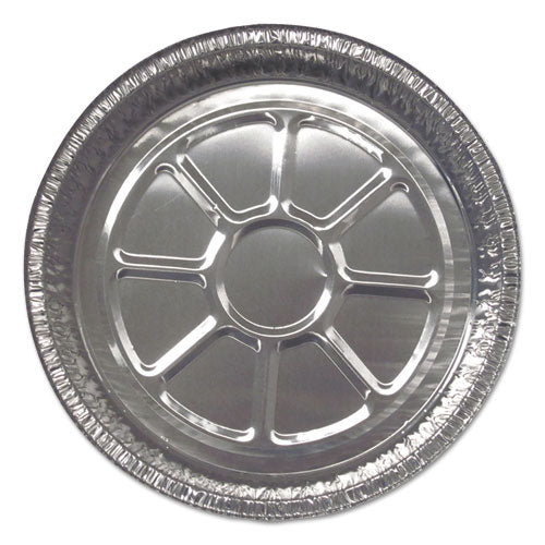 3-compartment Oblong Aluminum Foil Container, 23 Oz, 6.56 X 8.69 X 1.81, Silver, 500/carton