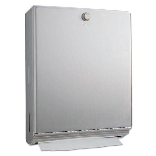 Surface-mounted Paper Towel Dispenser, 10.75 X 4 X 7.06, Stainless Steel