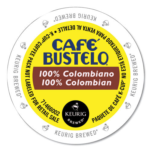 100 Percent Colombian K-cups, 24/box